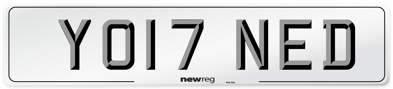 YO17 NED Number Plate from New Reg